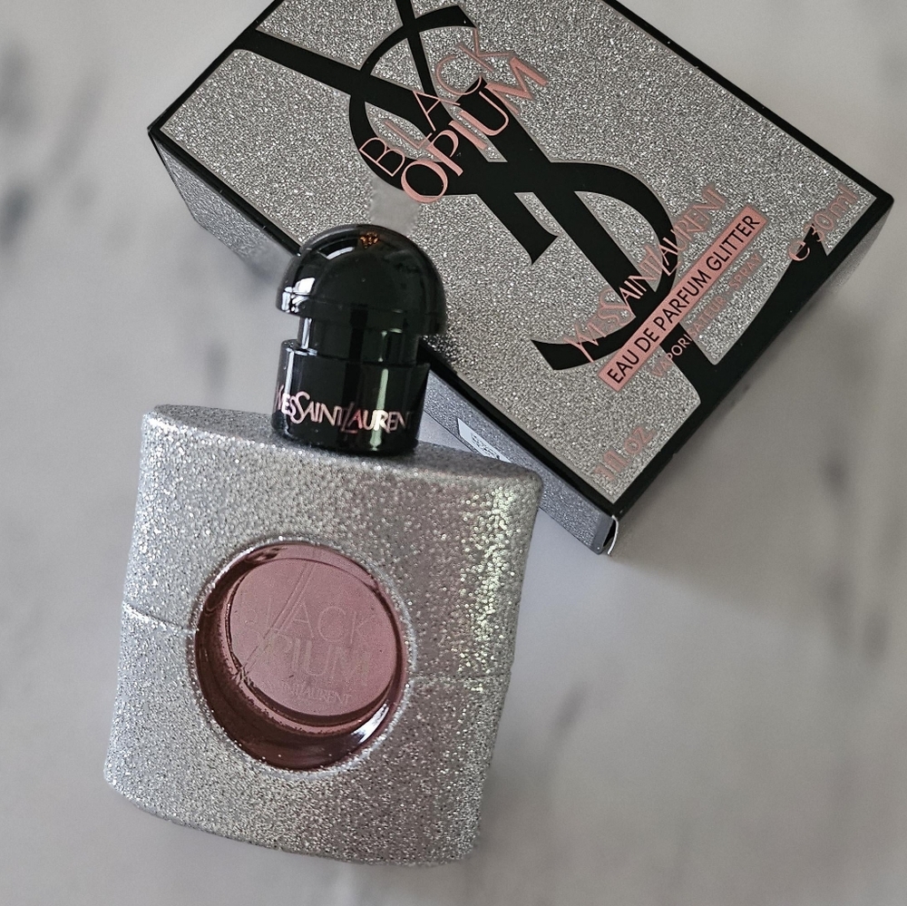 🧁Scent Need🧁BNIB SEALED YSL Black Opium GLITTER 1.0 OZ EDP Spray!$100Retail!